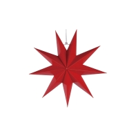 Dekoračná hviezda - Červená - 30 cm