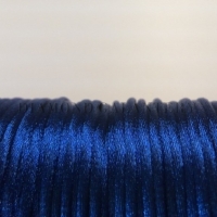 Saténová šnúrka kráľovská modrá - 2,5 mm