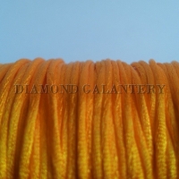 Shamballa šnúrka saténová 1,5 mm - oranžová
