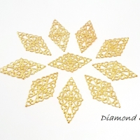 Filigrán - 24 x 43 mm - Zlato