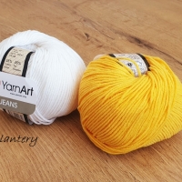 YarnArt - Jeans - 35 Tmavožltá