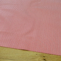 Bavlnená látka - Polkruh na červenom - cena za 10 centimetrov
