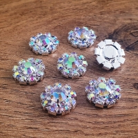 Ozdoba štrasová 10 mm - Crystal AB