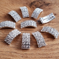 Ozdoba štrasová 10 x 20 mm