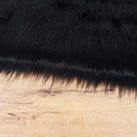 Kožušina umelá - Black new Max - cena za 10 cm, 1000 g/m²