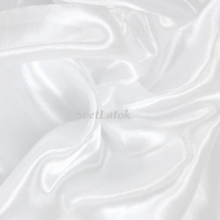 Saténová podšívka biela