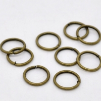 Spojovacie krúžky 9 mm - bronzové - balenie 10 kusov