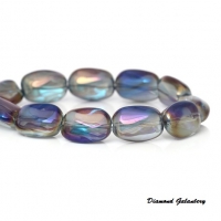 Sklenené korálky 15 x 11 mm