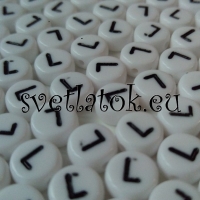 Korálky okrúhle písmenká L