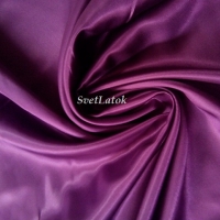 Saténová podšívka fialová
