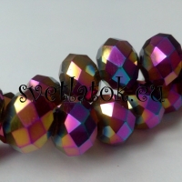 Brúsené disko korálky 12 mm multicolor