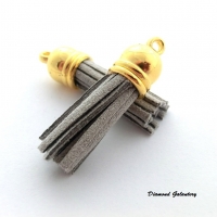 Strapcový prívesok 38 mm - šedý