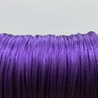 Shamballa šnúrka saténová 1,5 mm - fialová