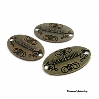 Medzikus, štítok - Handmade - bronz