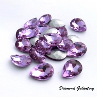 Ozdobné kamienky 13 x 18 mm - Fialkoví