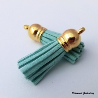 Strapcový prívesok 38 mm - svetlý tyrkys