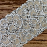 Krajka elastická 160 mm - krémová
