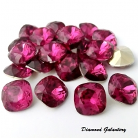 Kamienky štvorcové 12 mm - Purpurovoružové