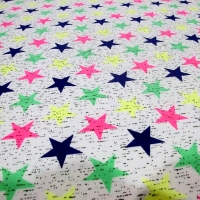 Úplet hviezdy farebné - cena za 10 cm