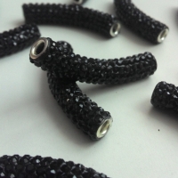 Medzikus shamballa valček čierny