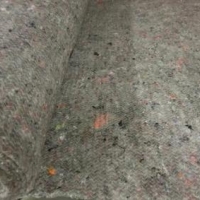 Vatelín šedý prešívaný