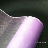 Obšitá organza 12 cm - fialová svetlá