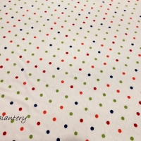 Úplet Bodky 6 mm - farebné - cena za 10 centimetrov