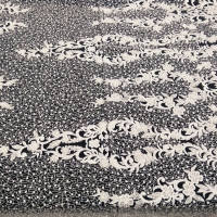 Luxusná krajková látka - Biela vzor II - cena za 10 cm