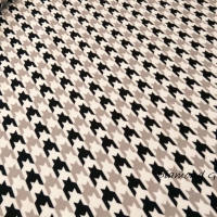 Bavlna režná - Čierno šedá - cena za 10 cm