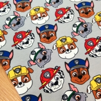 Teplákovina - Digitálna potlač - Lapková patrola - cena za 10 centimetrov