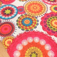 Dekoračná látka - Mandala - cena za 10 cm