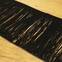 Ozdobná lemovka strapcová 200 mm - Čierna