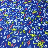 Nepremokavá látka - Urdun - Army Blue - cena za 10 cm