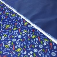 Nepremokavá látka - Urdun - Army Blue - cena za 10 cm