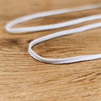 Guma 3 mm – Ploská - Biela III - Balenie 300 metrov