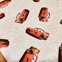 Teplákovina - Digitálna potlač - McQueen - cena za 10 centimetrov