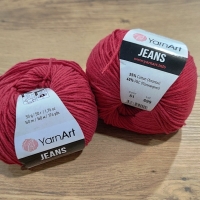 YarnArt - Jeans - 51 krvavo červená