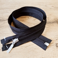 Zips deliteľný 70 cm - čierny