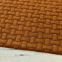 Úplet - Pletenina škoricová - cena za 10 centimetrov