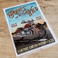 Nažehľovacia nálepka - Vintage Motorcycle