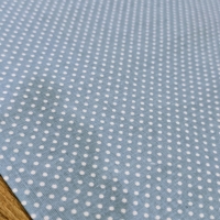 Bavlnená látka - Bodky 2 mm Modrá - cena za 10 centimetrov