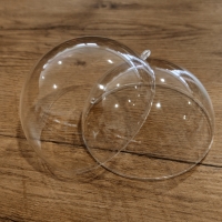 Plastová guľa - Dvojdielna - 12 cm