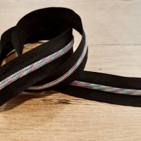 Zips deliteľný 75 cm - dúhový