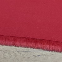 Kožušina umelá - elegantná červená - cena za 10 cm, 1000 g/m²
