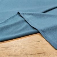Počesaná teplákovina - Modrošedá - cena za 10 centimetrov