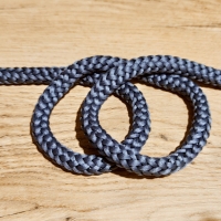 Tepláková šnúra 12 mm - Čierna