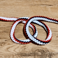 Tepláková šnúra 12 mm - Trikolora