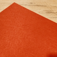 Filc 1 mm - 297 × 420 mm - Červená