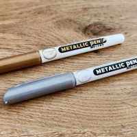 Metalické pero - Zlaté