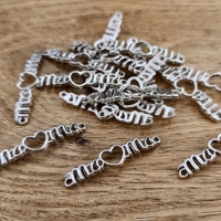 Medzikus Ma♡ma - 40 x 7 mm - Strieborný